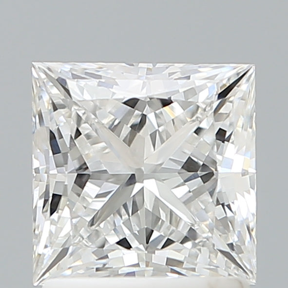 1.56 Carat Princess Shaped, Ideal Cut, E Color, VVS2 Clarity, IGI Certified Lab Grown Diamond
