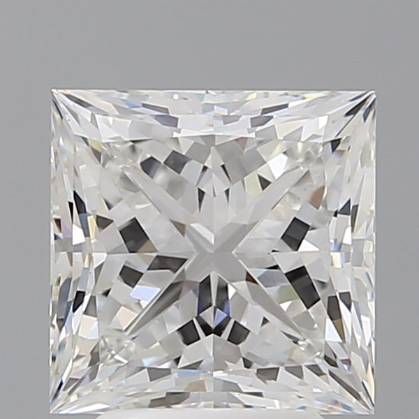 3.54 Carat Princess Shaped, Ideal Cut, E Color, VS1 Clarity, IGI Certified Lab Grown Diamond