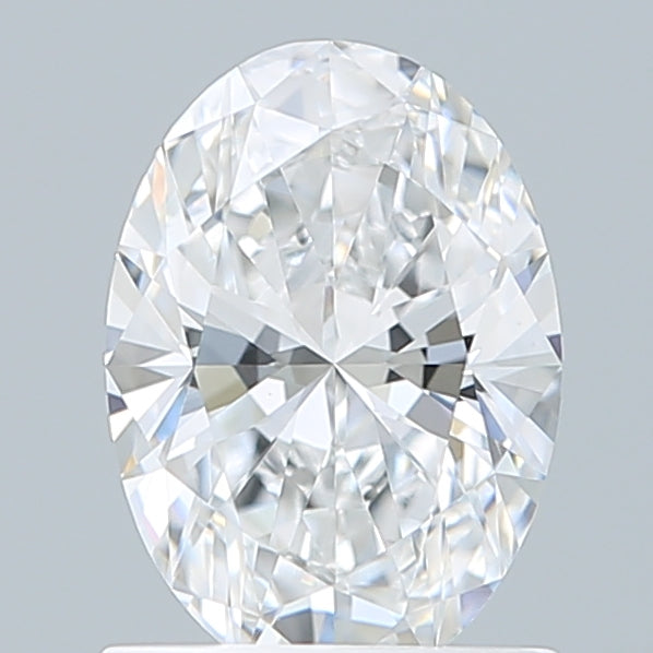 1.09 Carat Oval Shaped, Ideal Cut, D Color, VVS2 Clarity, IGI Certified Lab Grown Diamond