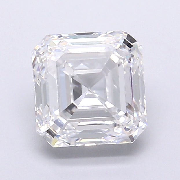 2.51 Carat Asscher Shaped, Very Good Cut, D Color, VS1 Clarity, IGI Certified Lab Grown Diamond