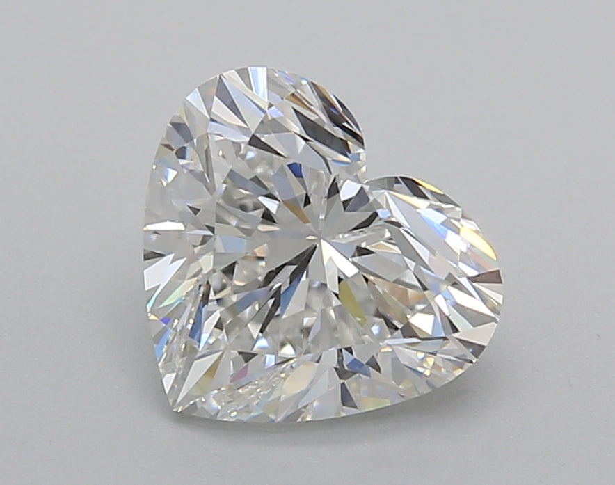 2.01 Carat Heart Shaped, Excellent Cut, E Color, VVS1 Clarity, IGI Certified Lab Grown Diamond