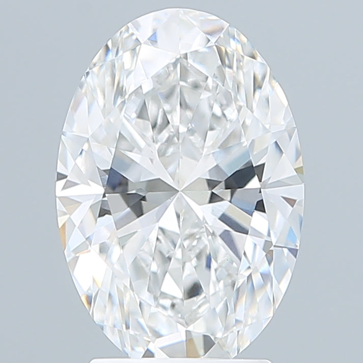 3.03 Carat Oval Shaped, Ideal Cut, D Color, VVS2 Clarity, IGI Certified Lab Grown Diamond