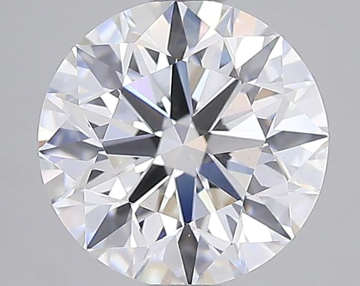 2.22 Carat Round Shaped, Excellent Cut, E Color, VS1 Clarity, IGI Certified Lab Grown Diamond