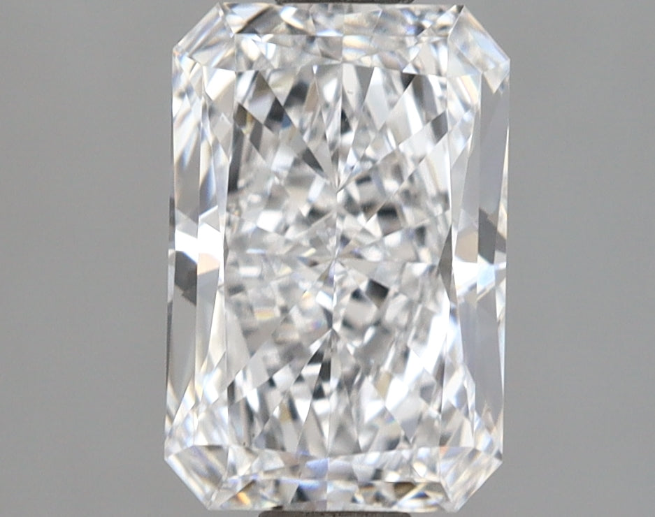 1.99 Carat Radiant Shaped, Ideal Cut, D Color, VVS1 Clarity, IGI Certified Lab Grown Diamond