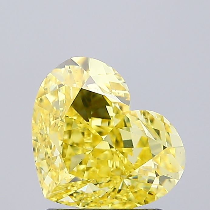2.03 Carat Heart Shaped, Ideal Cut, VS2 Clarity, IGI Certified Lab Grown Diamond