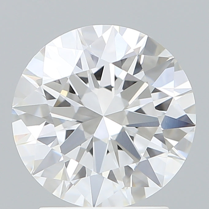 2.18 Carat Round Shaped, Excellent Cut, D Color, VVS2 Clarity, IGI Certified Lab Grown Diamond