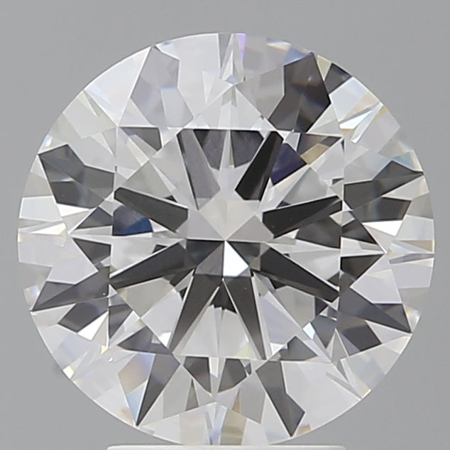 4.04 Carat Round Shaped, Ideal Cut, E Color, VVS2 Clarity, IGI Certified Lab Grown Diamond