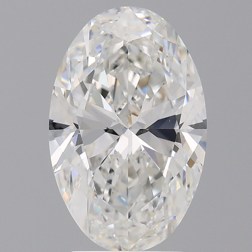 3.50 Carat Oval Shaped, Ideal Cut, E Color, VS1 Clarity, IGI Certified Lab Grown Diamond