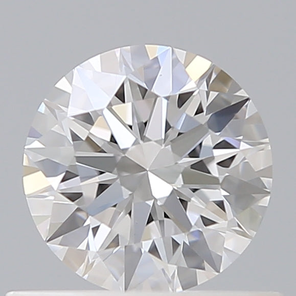 0.58 Carat Round Shaped, Ideal Cut, D Color, VS1 Clarity, IGI Certified Lab Grown Diamond