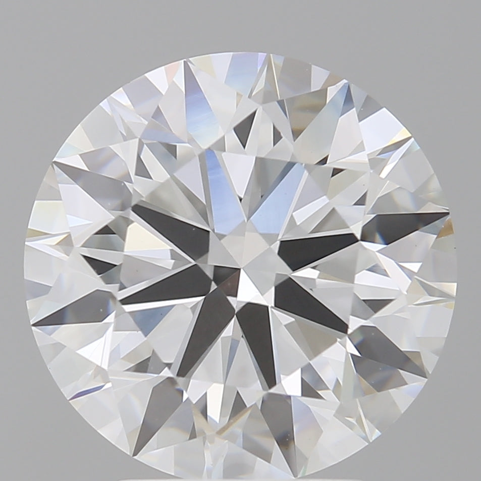 4.09 Carat Round Shaped, Ideal Cut, E Color, VVS2 Clarity, IGI Certified Lab Grown Diamond