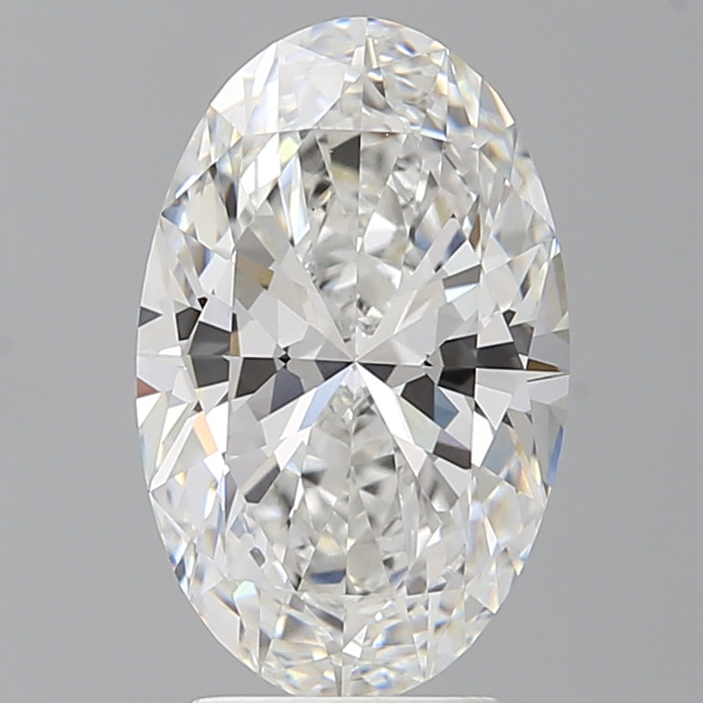 3.54 Carat Oval Shaped, Ideal Cut, E Color, VVS2 Clarity, IGI Certified Lab Grown Diamond