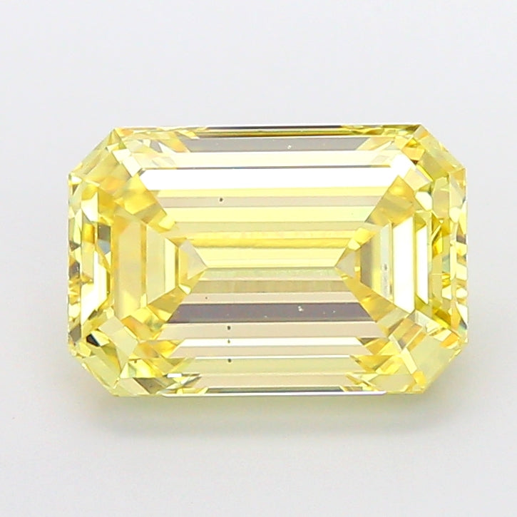5.04 Carat Emerald Shaped, Ideal Cut, VS1 Clarity, IGI Certified Lab Grown Diamond