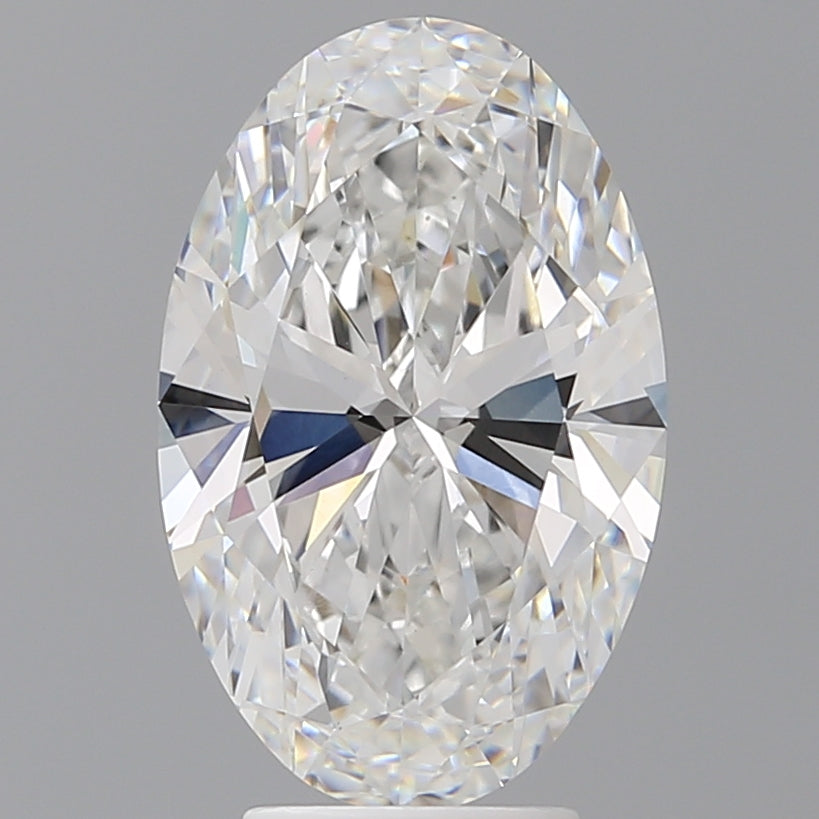 4.54 Carat Oval Shaped, Ideal Cut, E Color, VVS2 Clarity, IGI Certified Lab Grown Diamond