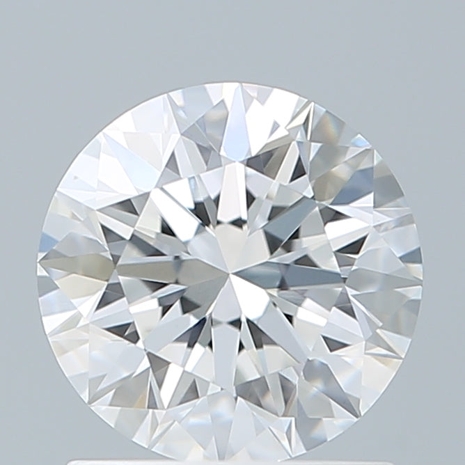 1.29 Carat Round Shaped, Excellent Cut, D Color, VVS2 Clarity, IGI Certified Lab Grown Diamond