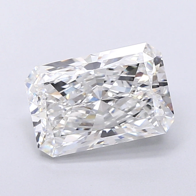 3.21 Carat Radiant Shaped, Very Good Cut, E Color, VVS2 Clarity, IGI Certified Lab Grown Diamond