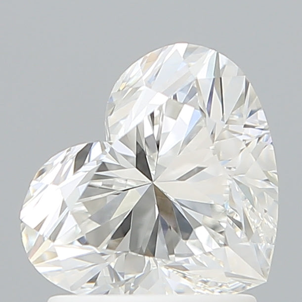 1.60 Carat Heart Shaped, Ideal Cut, E Color, VVS2 Clarity, IGI Certified Lab Grown Diamond