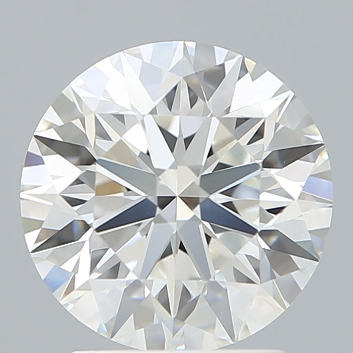 2.54 Carat Round Shaped, Excellent Cut, F Color, VVS2 Clarity, IGI Certified Lab Grown Diamond