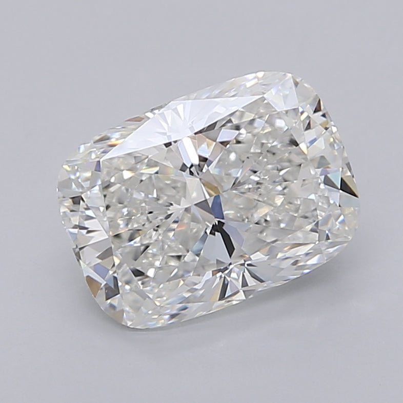 2.75 Carat Cushion Shaped, Ideal Cut, F Color, VVS2 Clarity, IGI Certified Lab Grown Diamond