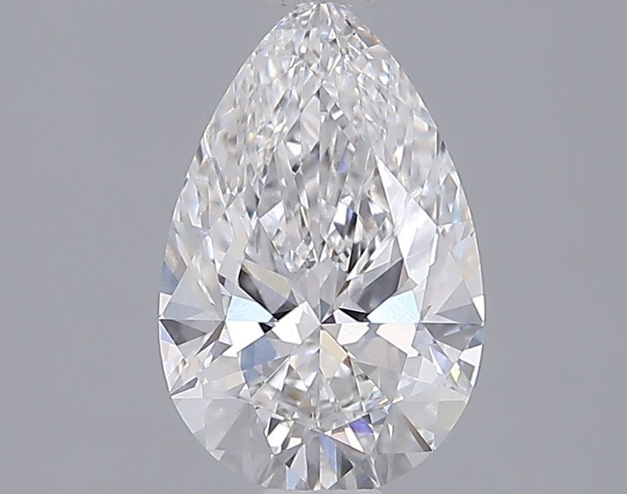 1.54 Carat Pear Shaped, Ideal Cut, D Color, VS1 Clarity, IGI Certified Lab Grown Diamond