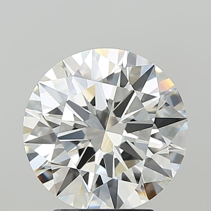 3.07 Carat Round Shaped, Ideal Cut, F Color, VVS2 Clarity, IGI Certified Lab Grown Diamond