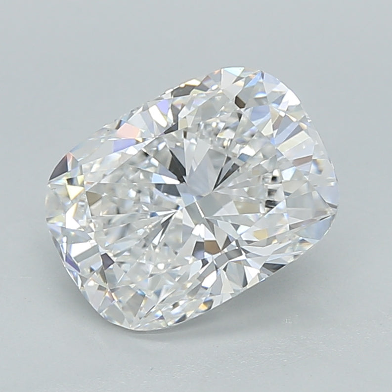 2.05 Carat Cushion Shaped, Ideal Cut, E Color, VVS2 Clarity, IGI Certified Lab Grown Diamond