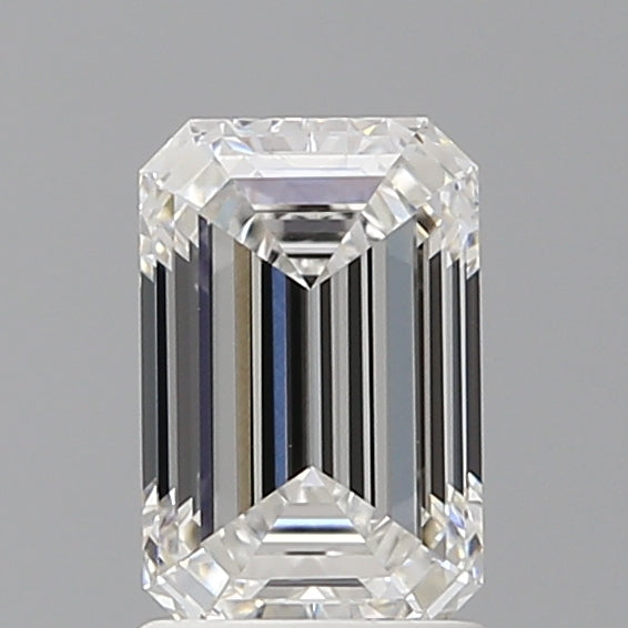 1.54 Carat Emerald Shaped, Ideal Cut, D Color, VVS2 Clarity, IGI Certified Lab Grown Diamond