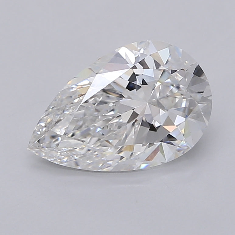 2.08 Carat Pear Shaped, Ideal Cut, E Color, VS1 Clarity, IGI Certified Lab Grown Diamond