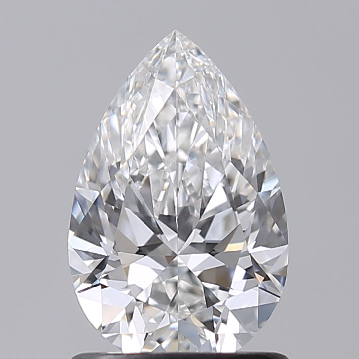 1.01 Carat Pear Shaped, Excellent Cut, E Color, VVS2 Clarity, IGI Certified Lab Grown Diamond