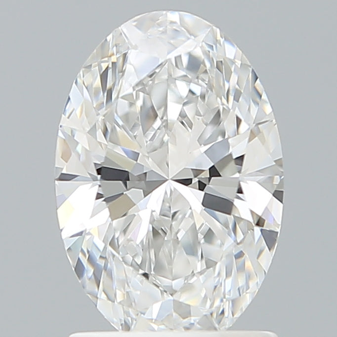 1.58 Carat Oval Shaped, Ideal Cut, D Color, VVS1 Clarity, IGI Certified Lab Grown Diamond