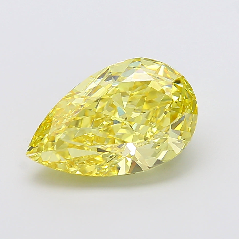 6.07 Carat Pear Shaped, Very Good Cut, VS1 Clarity, IGI Certified Lab Grown Diamond