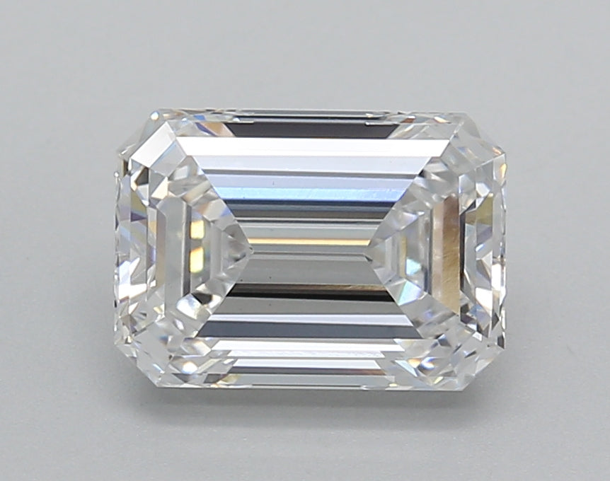 2.02 Carat Emerald Shaped, Excellent Cut, D Color, VS1 Clarity, IGI Certified Lab Grown Diamond