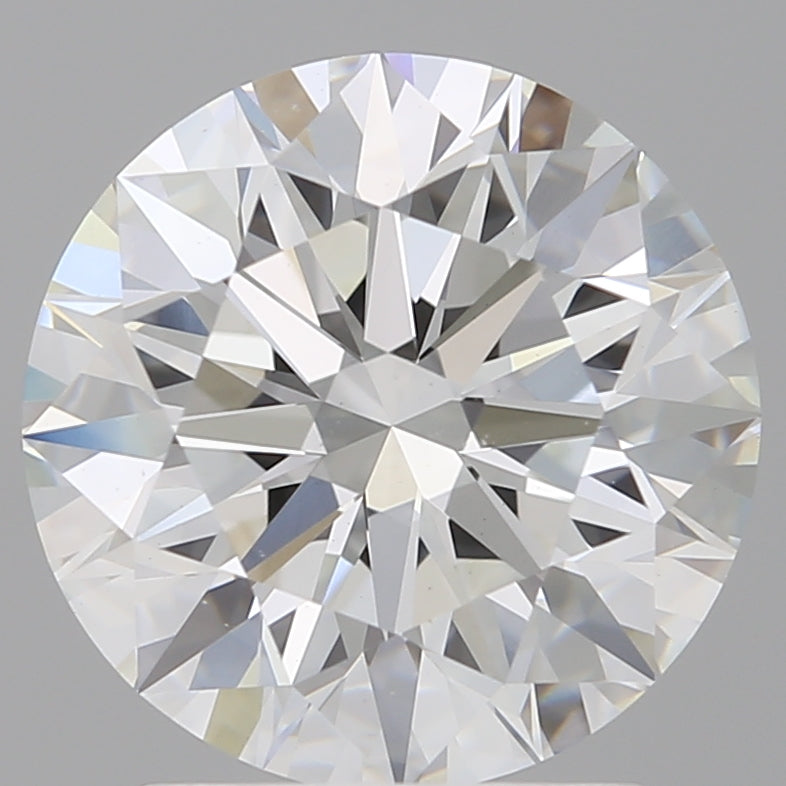 2.51 Carat Round Shaped, Ideal Cut, E Color, VVS2 Clarity, IGI Certified Lab Grown Diamond