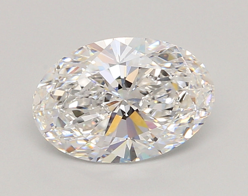 2.06 Carat Oval Shaped, Ideal Cut, E Color, VVS2 Clarity, IGI Certified Lab Grown Diamond