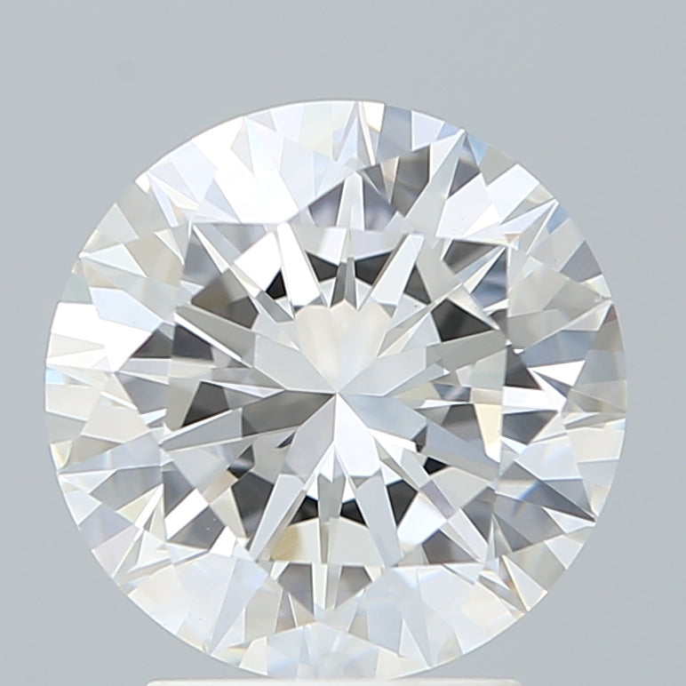 2.87 Carat Round Shaped, Excellent Cut, F Color, VVS2 Clarity, IGI Certified Lab Grown Diamond