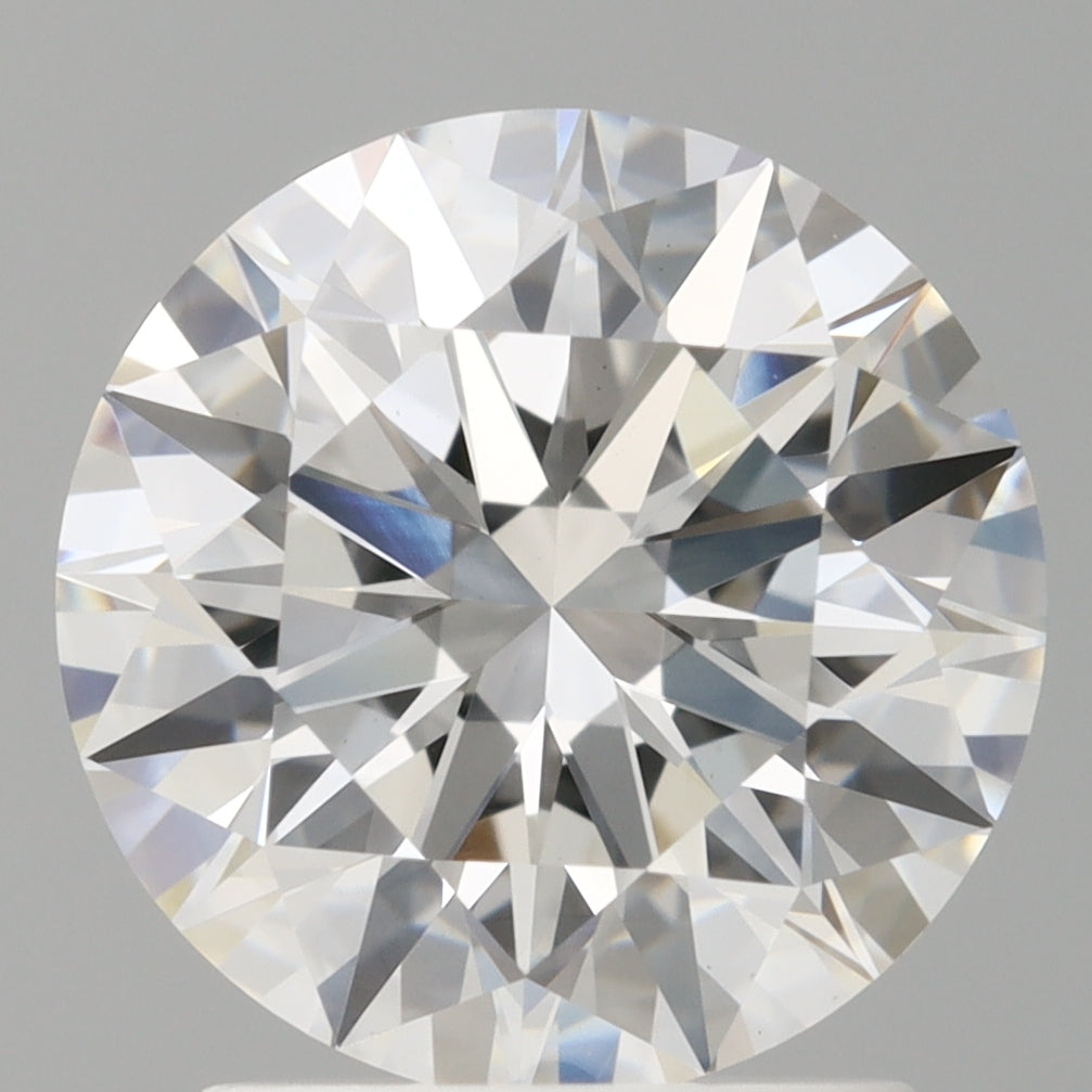 2.10 Carat Round Shaped, Ideal Cut, F Color, VVS2 Clarity, IGI Certified Lab Grown Diamond