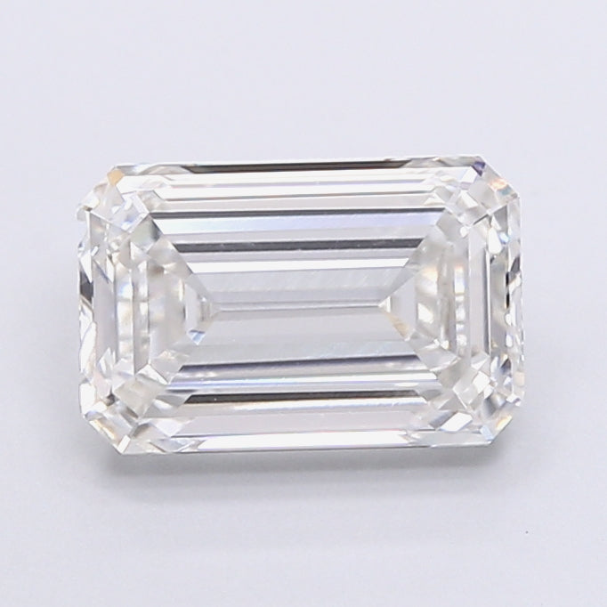 1.86 Carat Emerald Shaped, Very Good Cut, G Color, VVS2 Clarity, IGI Certified Lab Grown Diamond