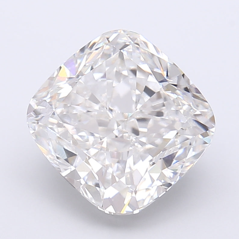 5.20 Carat Cushion Shaped, Very Good Cut, F Color, VVS2 Clarity, IGI Certified Lab Grown Diamond