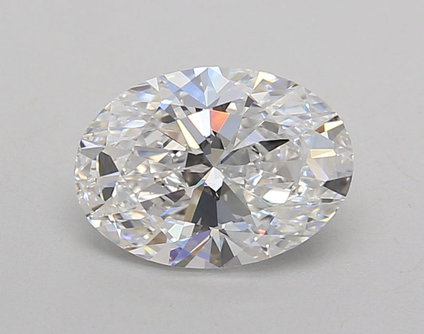1.51 Carat Oval Shaped, Excellent Cut, D Color, VVS2 Clarity, IGI Certified Lab Grown Diamond