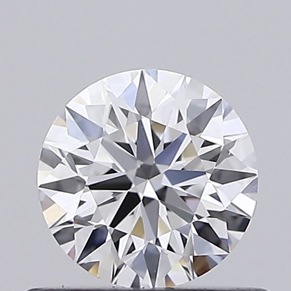 0.54 Carat Round Shaped, Ideal Cut, D Color, VVS2 Clarity, IGI Certified Lab Grown Diamond