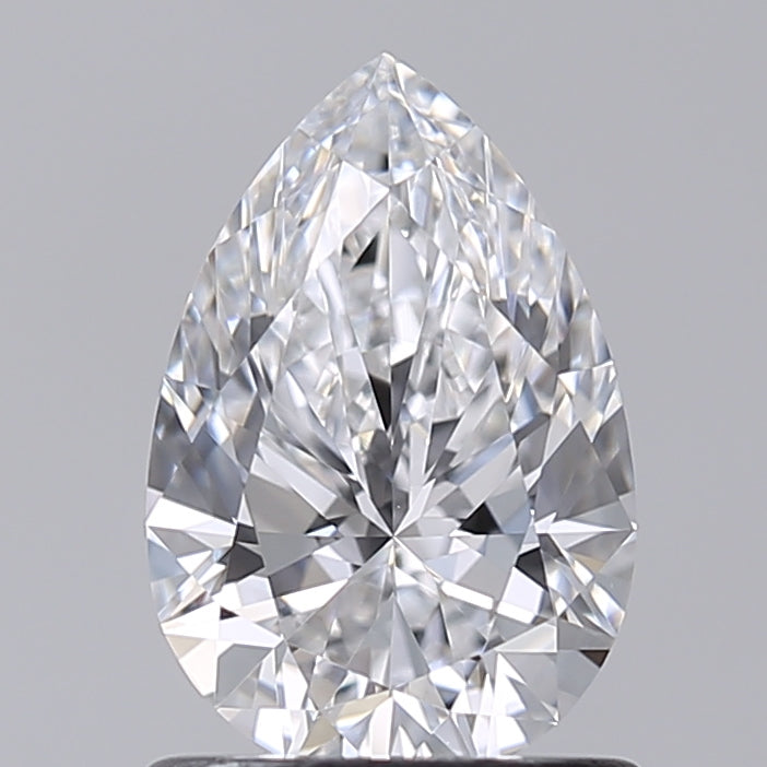 1.02 Carat Pear Shaped, Excellent Cut, D Color, VVS1 Clarity, IGI Certified Lab Grown Diamond