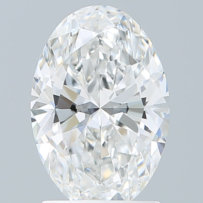 1.82 Carat Oval Shaped, Excellent Cut, D Color, VVS2 Clarity, IGI Certified Lab Grown Diamond
