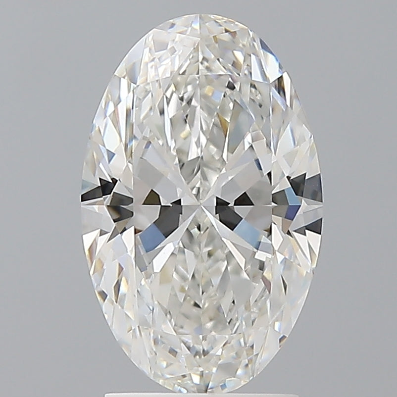 2.58 Carat Oval Shaped, Ideal Cut, F Color, VVS2 Clarity, IGI Certified Lab Grown Diamond