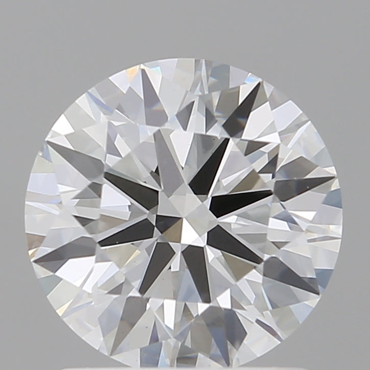 1.54 Carat Round Shaped, Ideal Cut, D Color, VVS2 Clarity, IGI Certified Lab Grown Diamond