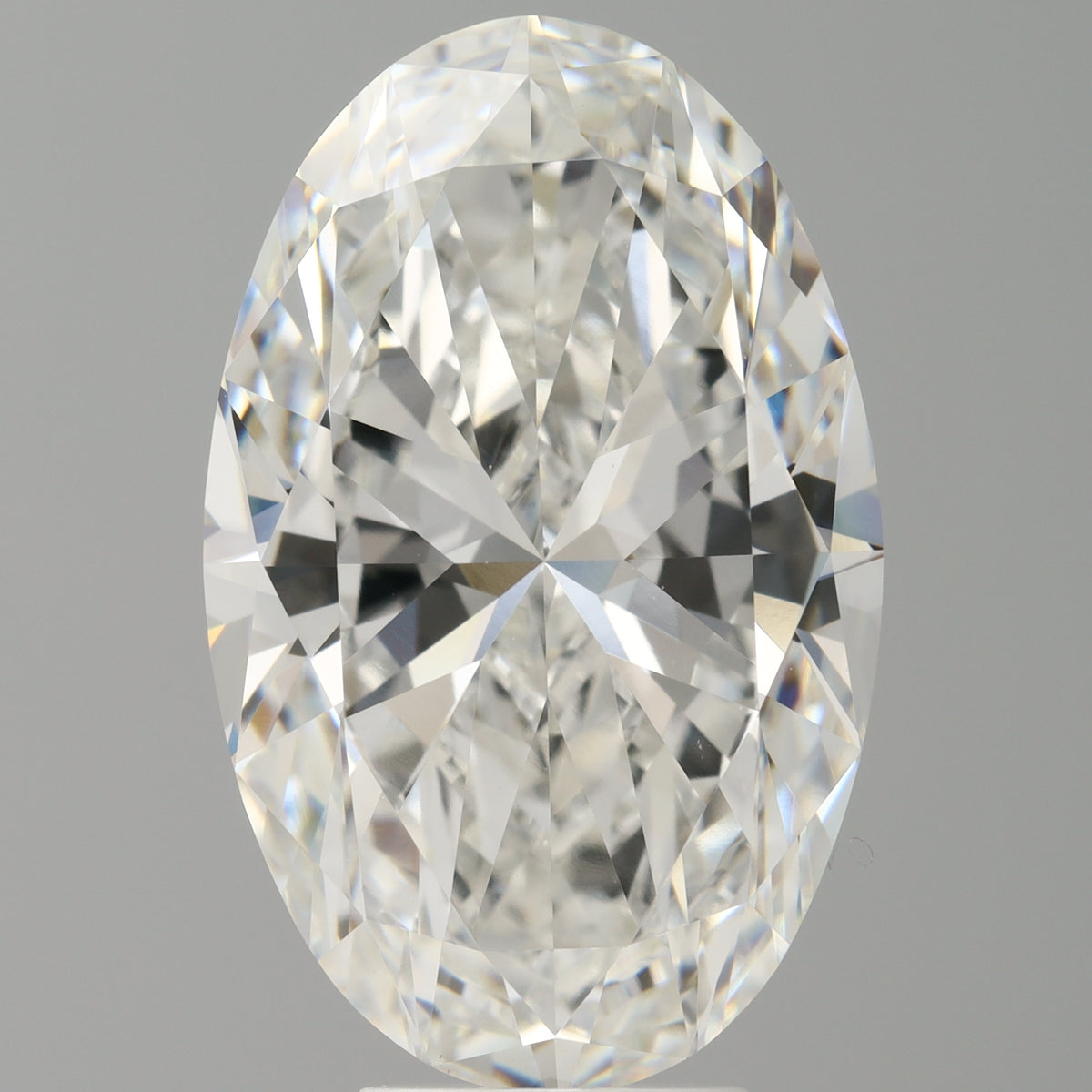 7.09 Carat Oval Shaped, Ideal Cut, E Color, VVS2 Clarity, IGI Certified Lab Grown Diamond