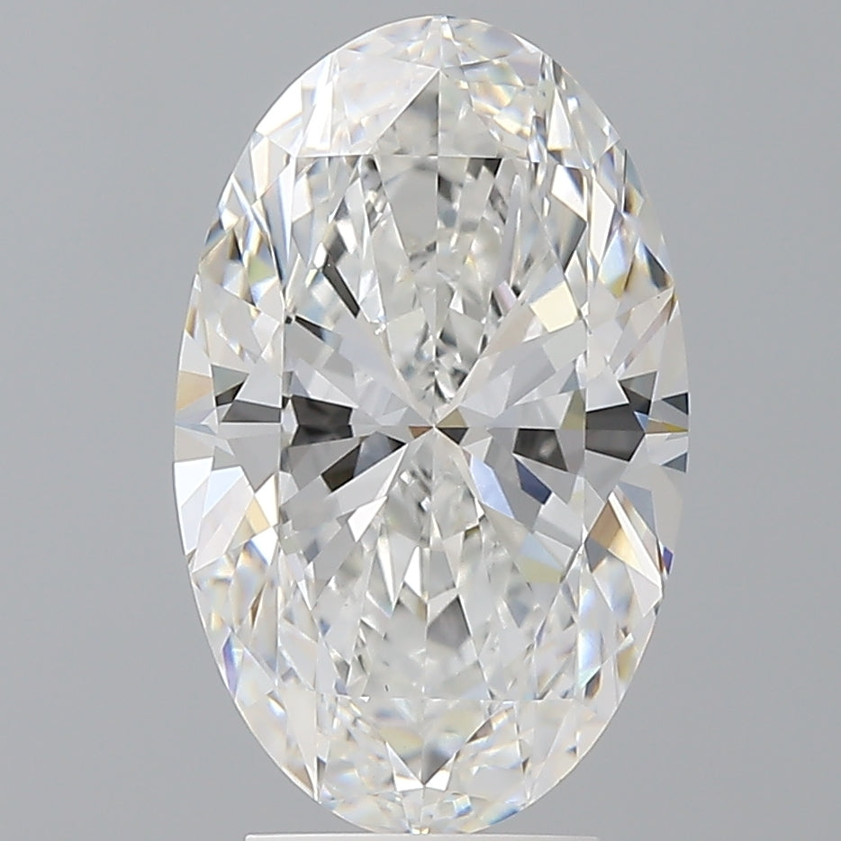 4.09 Carat Oval Shaped, Ideal Cut, E Color, VVS2 Clarity, IGI Certified Lab Grown Diamond