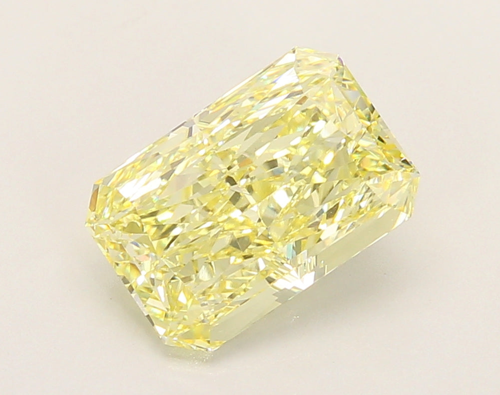 3.01 Carat Radiant Shaped, Ideal Cut, VVS2 Clarity, IGI Certified Lab Grown Diamond