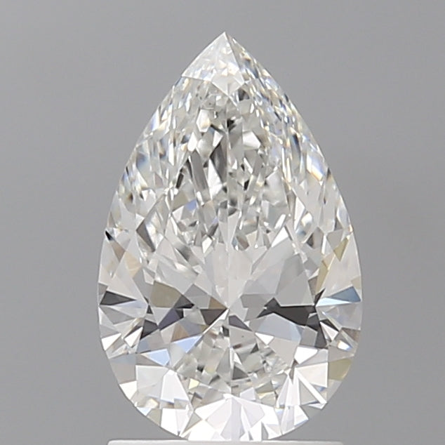 1.60 Carat Pear Shaped, Ideal Cut, E Color, VS1 Clarity, IGI Certified Lab Grown Diamond