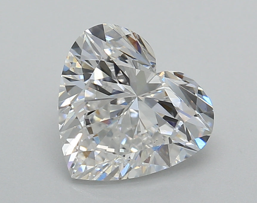 2.02 Carat Heart Shaped, Excellent Cut, D Color, VS1 Clarity, IGI Certified Lab Grown Diamond