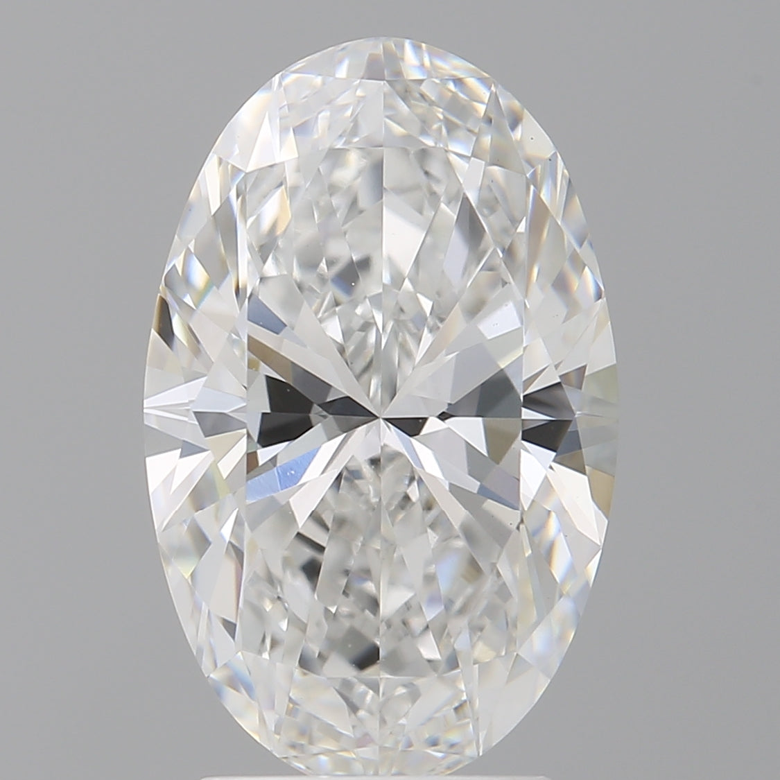 3.05 Carat Oval Shaped, Ideal Cut, E Color, VVS2 Clarity, IGI Certified Lab Grown Diamond