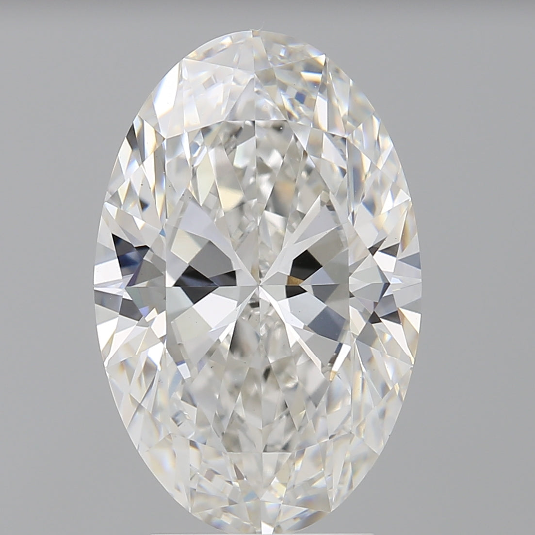 4.04 Carat Oval Shaped, Ideal Cut, F Color, VVS2 Clarity, IGI Certified Lab Grown Diamond